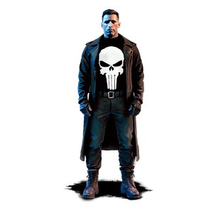 Animated Punisher Skull Character PNG 85 PNG with transparent background