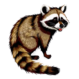 Animated Raccoon Png 49 PNG Image