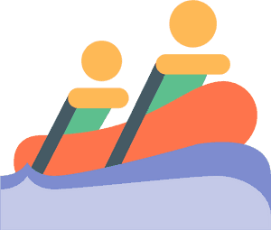 Rafting Clipart Transparent - River Rafting Png Icon, Png Download PNG with transparent background