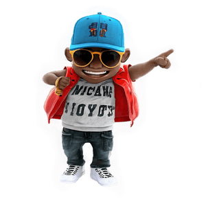 Animated Rapper Character PNG 06112024 PNG with transparent background