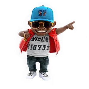 Animated Rapper Character Png 06112024 PNG Image