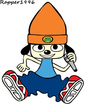 Animated Rapper Character1996 PNG Image