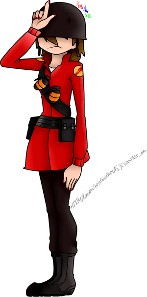 Female Soldier / Tf2 - Tf2 Girl Soldier, HD Png Download PNG image with transparent background