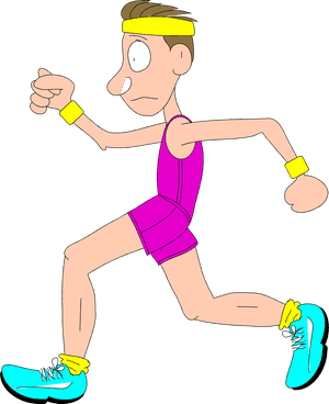 Free Clip Art Of Person Running Clipart Man - Run Clipart Transparent Background PNG image with transparent background