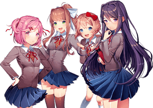 Doki Doki Literature Club, HD Png Download PNG image with transparent background