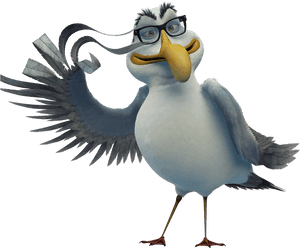Seagull Clipart Vintage - Norm Of The North Socrates, HD Png Download PNG image with transparent background