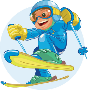 Learn To Ski Or Ride For Free - Skiing Clipart Free, HD Png Download PNG image with transparent background