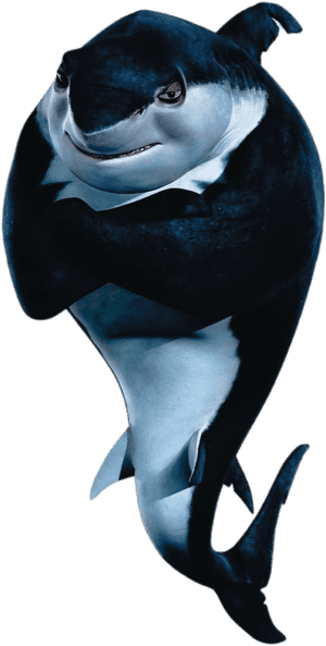 At The Movies - Shark Tale Bad Shark PNG image with transparent background