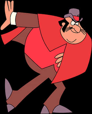 Animated Sneaky Character_ Tiptoeing PNG image with transparent background