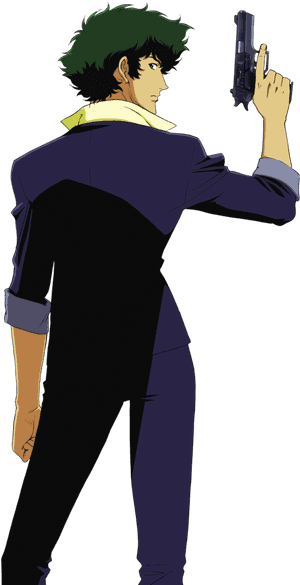 Animated Space Cowboy With Gun PNG image with transparent background