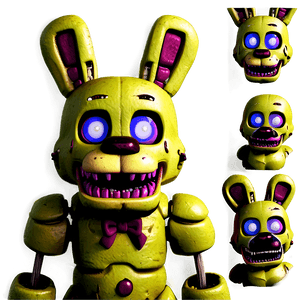 Animated Springtrap Design PNG 05252024 PNG image with transparent background