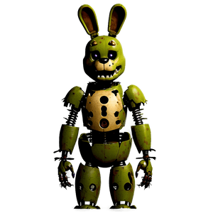 Animated Springtrap Design PNG sms PNG image with transparent background
