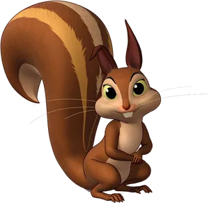 Animated Squirrel Character Sofiathe First PNG Image