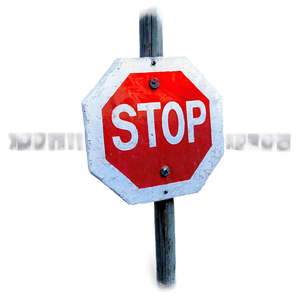 Animated Stop Sign PNG aqk PNG image with transparent background
