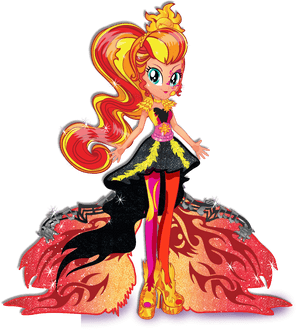 Sunset Shimmer Rainbow Rocks Character Bio Art - My Little Pony Equestria Girl Rainbow Rocks Sunset, HD Png Download PNG with transparent background