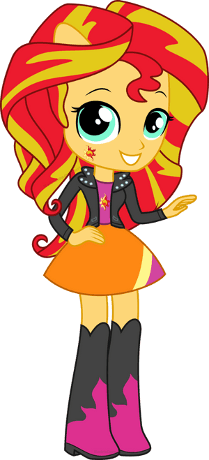 Transparent Sunset Shimmer Png - Mlp Eg Minis Sunset Shimmer, Png Download PNG with transparent background