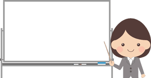 Animated Teacher Whiteboard Presentation PNG