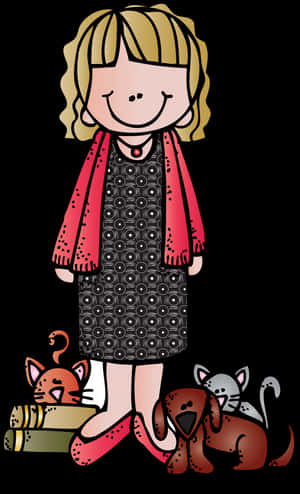 Melonheadz - Red Haired Melonheadz Teacher Clipart, HD Png Download PNG with transparent background
