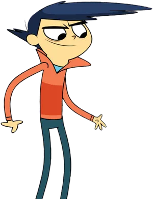 Animated Teen Character Pose PNG Image