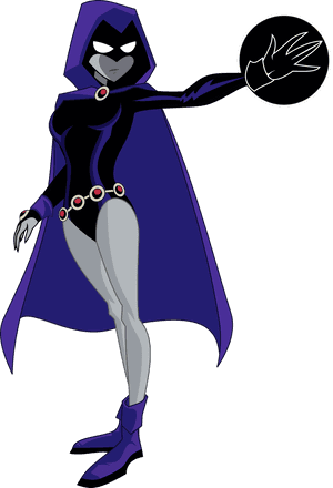 Raven Starfire Robin Beast Boy Nightwing - Teen Titans Raven Transparent, HD Png Download PNG image with transparent background