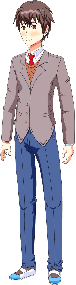 Literature Club The Doki Doki Virus Wiki - Protagonist Doki Doki Literature Club, HD Png Download PNG image with transparent background