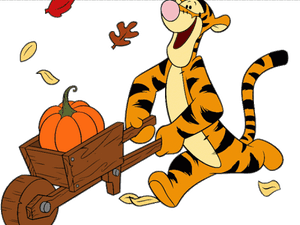 Disney Clipart Autumn - Winnie The Pooh Fall Clipart, HD Png Download PNG image with transparent background
