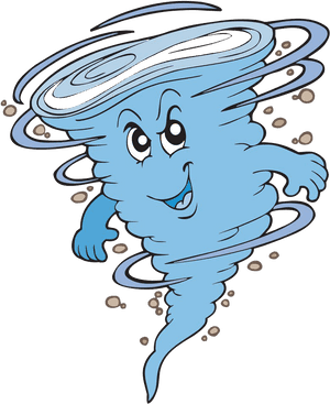 Transparent Tornado Png - Tornado Cartoon, Png Download PNG image with transparent background