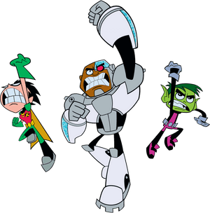 Teen Titans Go - Chibi Teen Titans Go, HD Png Download PNG with transparent background