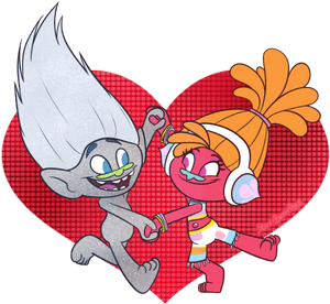 Trolls Guy Diamond And Dj Suki, HD Png Download PNG image with transparent background