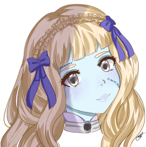 Vampire Anime Girl PNG Background Image PNG image with transparent background