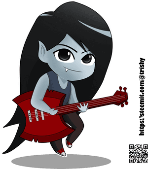 Marceline - Marceline Adventure Time Fanart, HD Png Download PNG image with transparent background