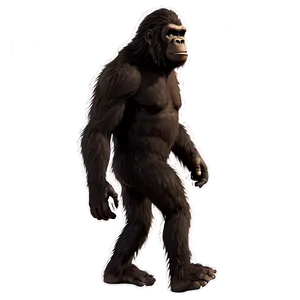 Animated Walking Bigfoot Png 05232024 PNG Image