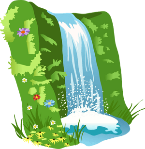 River Pencil And In - Waterfall Clipart Png, Transparent Png PNG image with transparent background