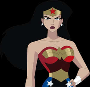 Transparent Wonder Woman Cartoon Png - Justice League Wonder Woman Cartoon, Png Download PNG with transparent background