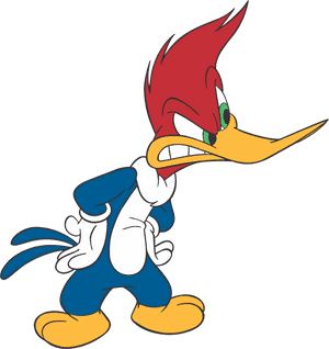 Woody Woodpecker Characters, Woody Woodpecker Cartoon - Papel De Parede Pica Pau, HD Png Download PNG image with transparent background