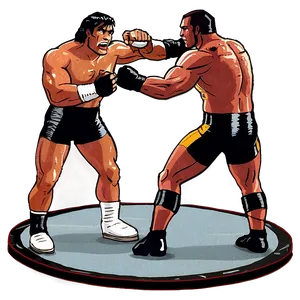 Animated Wrestling Ring Scene Png Pnj PNG Image