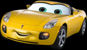 Cars Movie Characters Png Download - Yellow Car Cars Movie, Transparent Png PNG image with transparent background