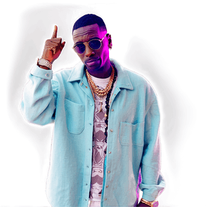 Animated Young Dolph Character PNG 06122024 PNG with transparent background