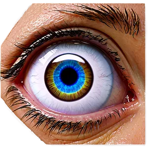 Anime Blue Eyes Png Byd PNG Image