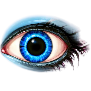 Anime Blue Eyes Png Mci55 PNG Image