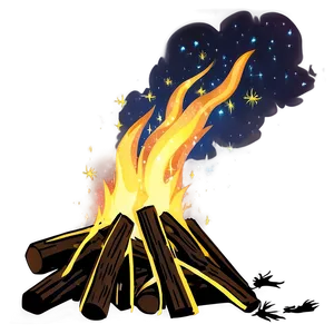 Anime Bonfire Night Png Iqd26 PNG Image