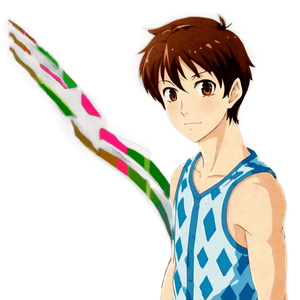 Anime Boy with Brown Hair PNG 40 PNG