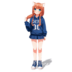 Anime Cat Girl PNG 48 PNG image with transparent background