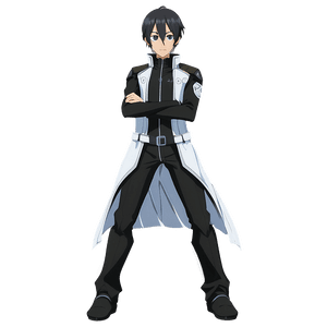 Anime Character Kirito PNG vwo PNG image with transparent background