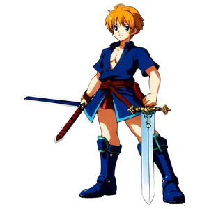 Anime Character With Sword Png 68 PNG Image