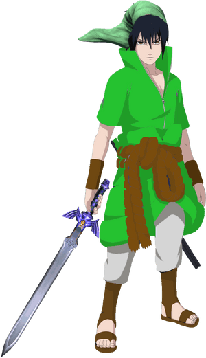 Anime Characterin Green Hero Costume PNG image with transparent background