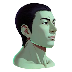 Anime Face Side View Png Mjd82 PNG Image