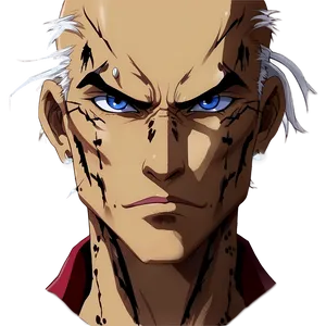 Anime Face With Scar Png 56 PNG Image