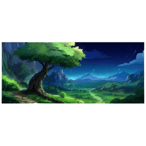 Anime Fantasy Landscape PNG 05032024 PNG image with transparent background