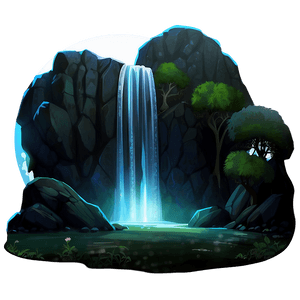 Anime Fantasy Landscape PNG srh4 PNG image with transparent background